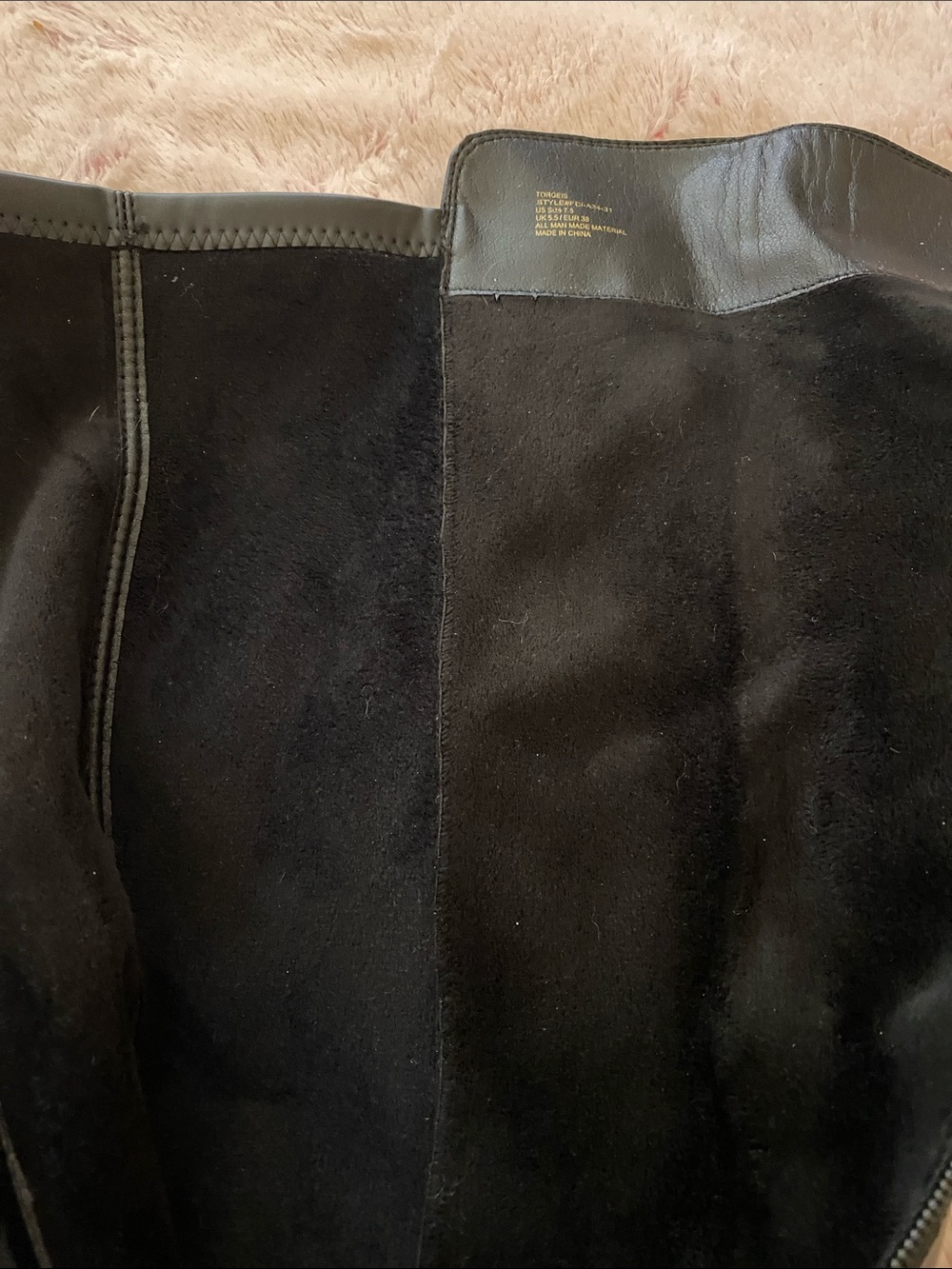 Over-the-Knee Black Suede Boots